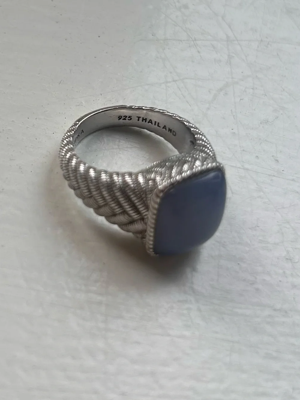 Judith Ripka Blue Ring size 8